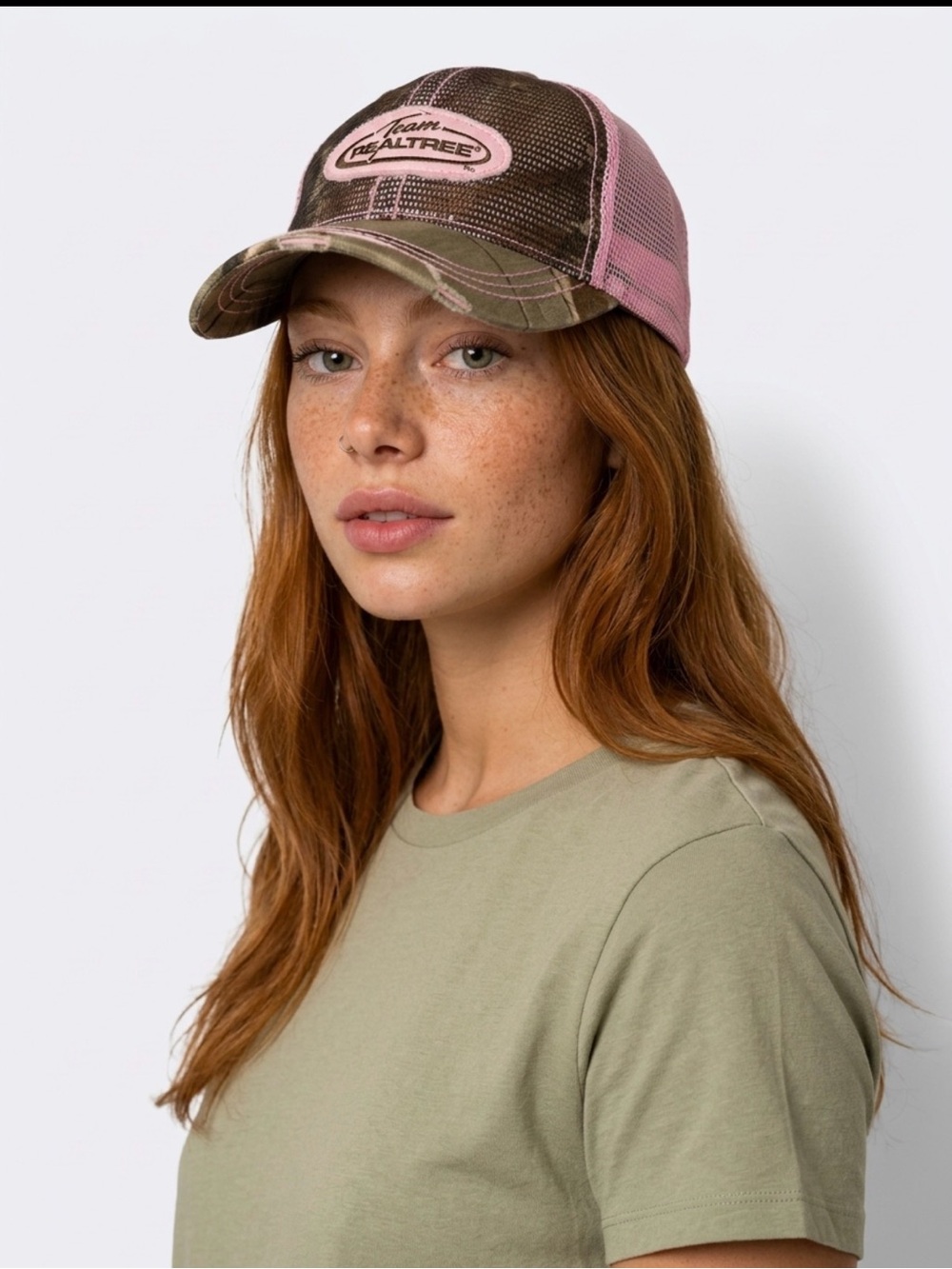 Real tree camo cap